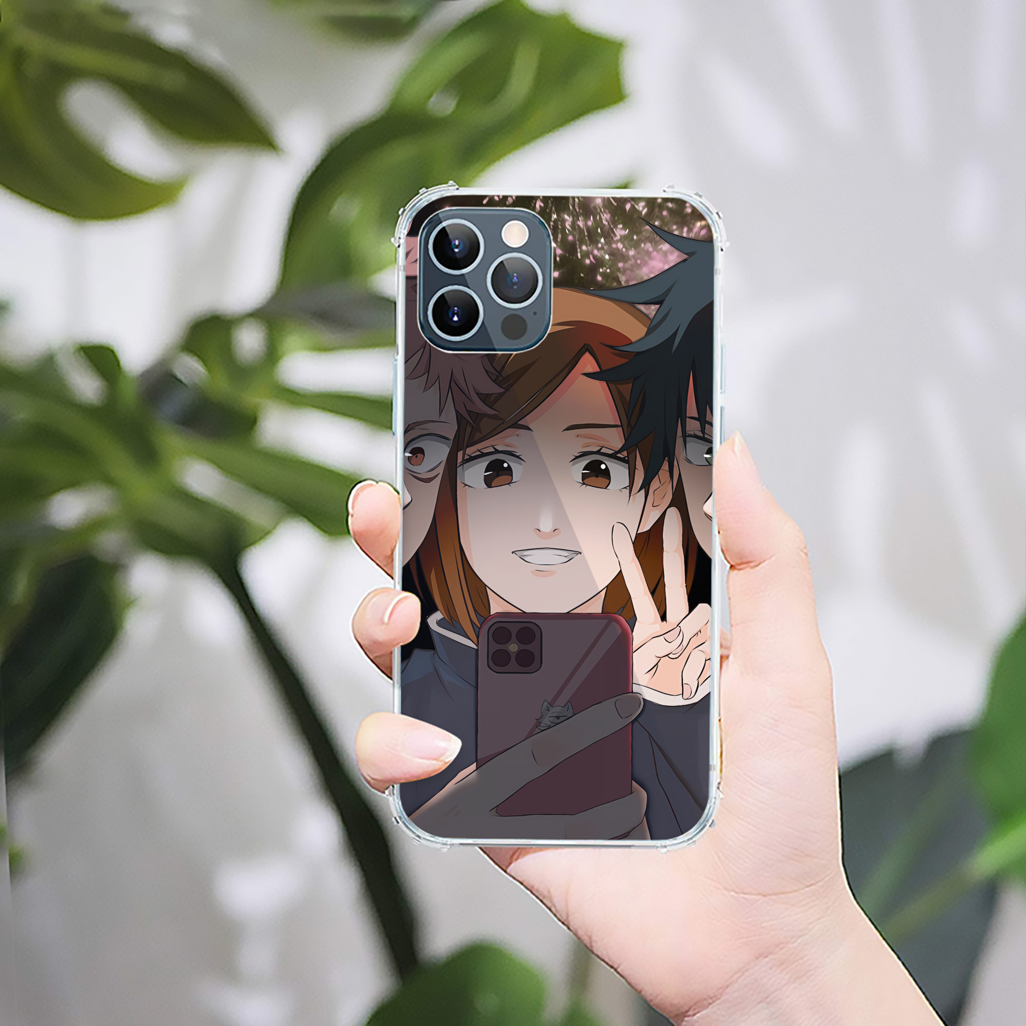 （画像用） SPY×FAMILY间谍家家酒 【iPhone 12シリーズ対応】透明スマホケース（クリアソフトケース）